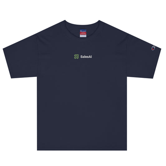 SalesAi - Embroidered Champion T Shirt - Navy