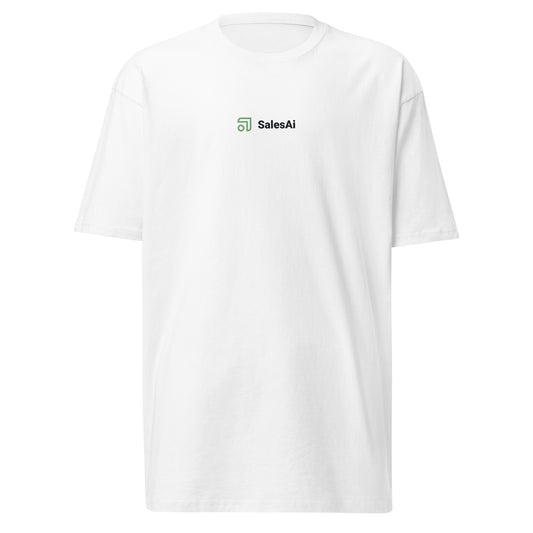 SalesAi - Embroidered T Shirt - White