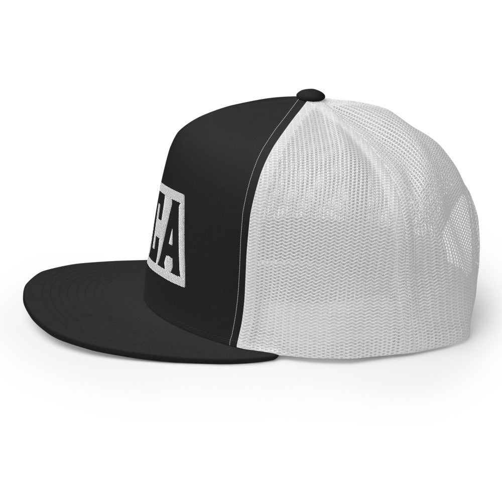 HCA - Black & White - Trucker Cap