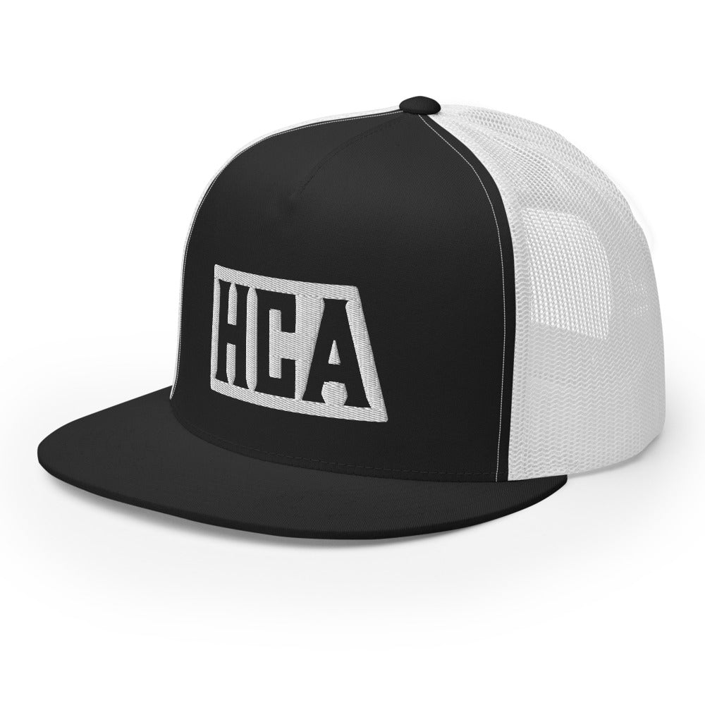 HCA - Black & White - Trucker Cap