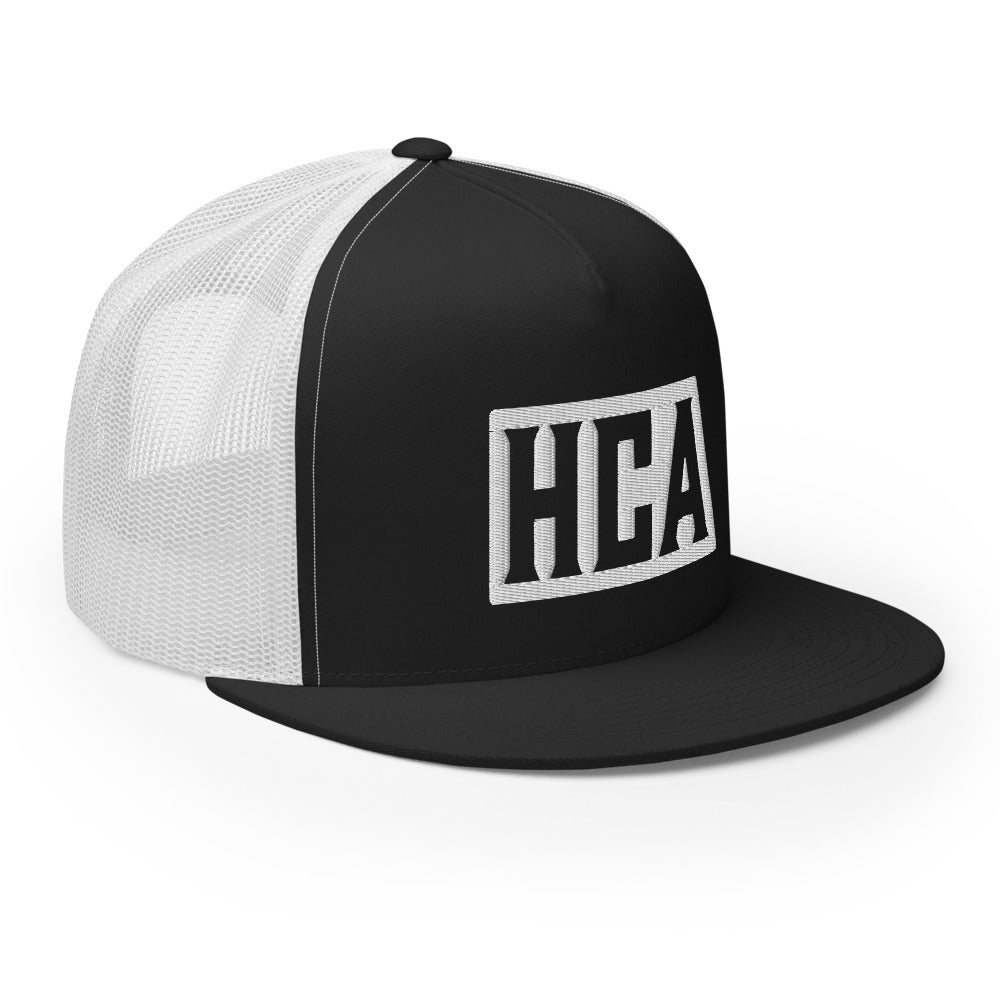 HCA - Black & White - Trucker Cap