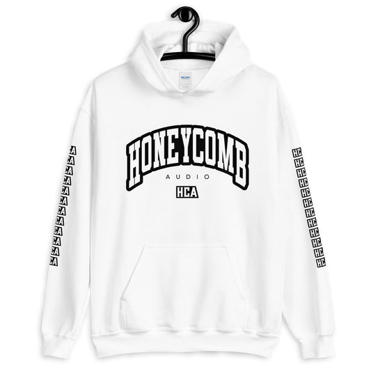 White - Honeycomb Audio - Hoodie