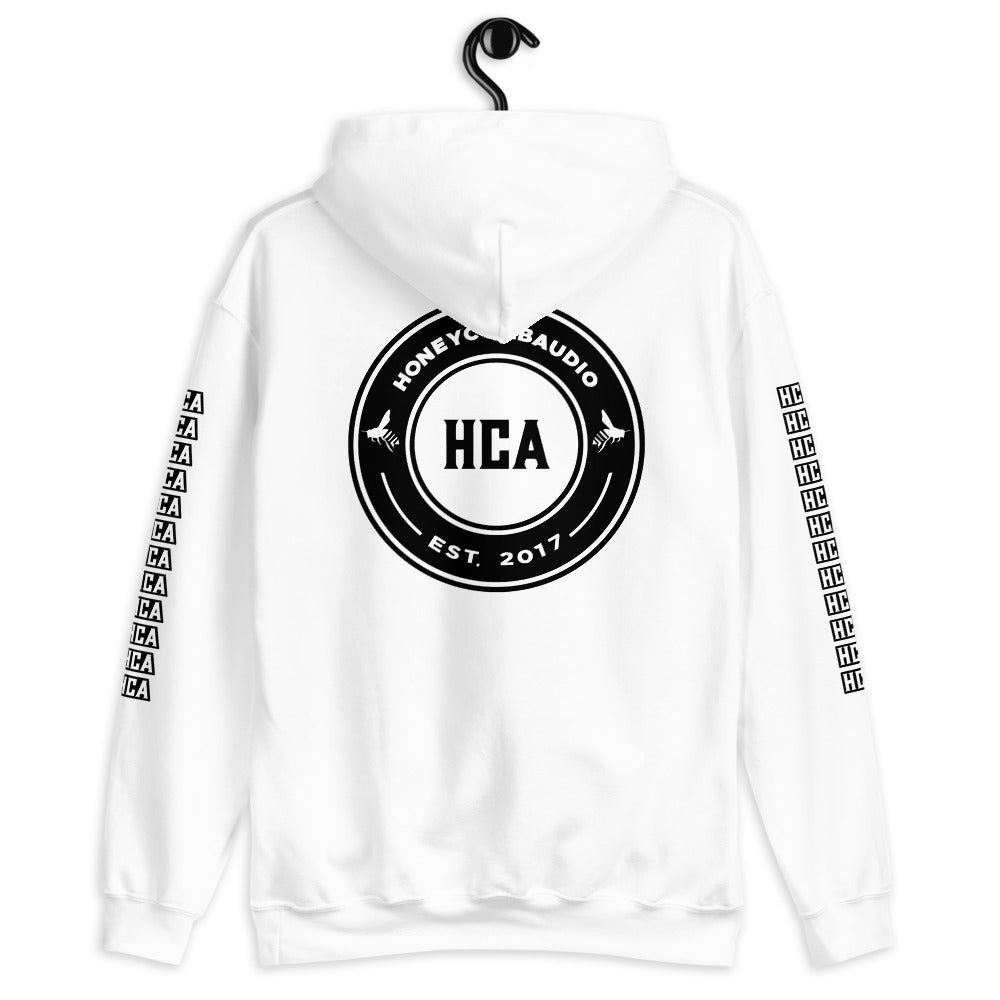 White - Honeycomb Audio - Hoodie