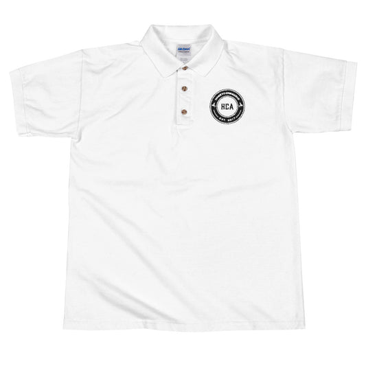 HCA Embroidered Polo Shirt - Black Seal